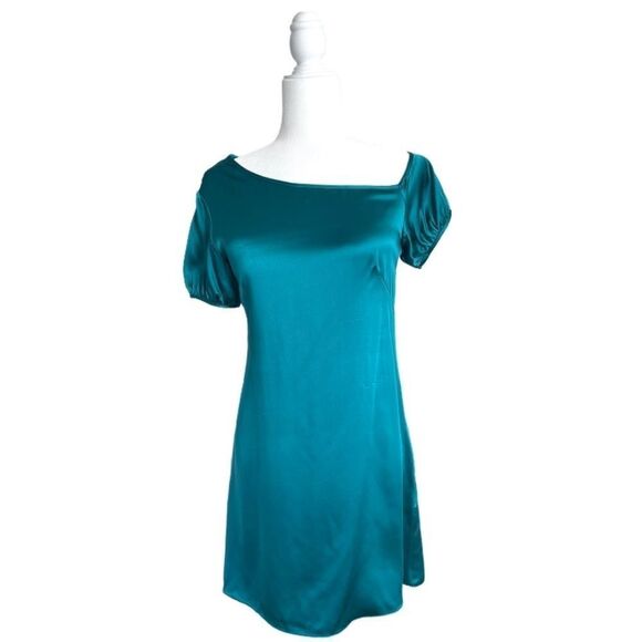 THORN Silk Shift Mini Dress - Picture 1 of 9